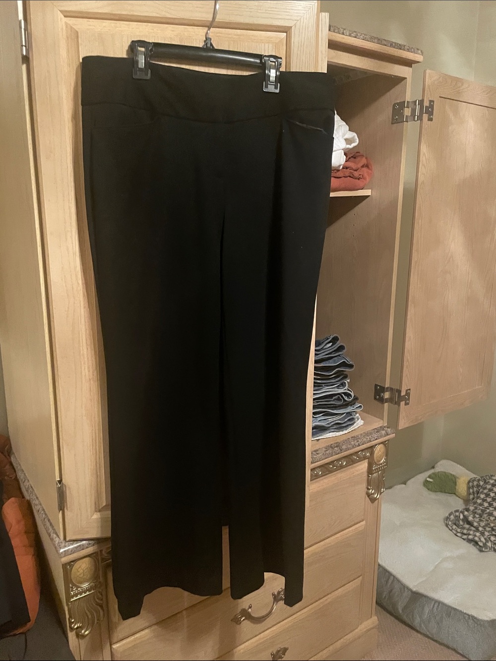 Express Black Wide Leg Dress Pants